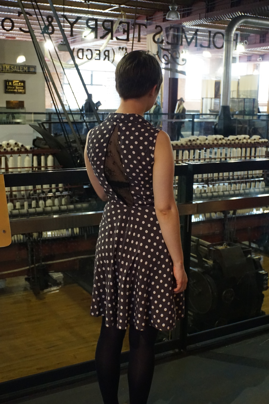 Polka Dot refashioned dress4